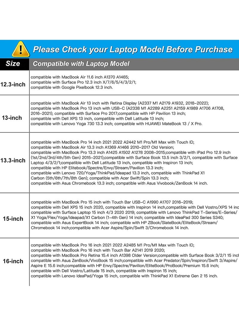 موسيسو حقيبة موسيسو متوافقة مع ماك بوك اير 13  انش، حقيبة من النيوبرين مع حافظة صغيرة، وردي - Image 3