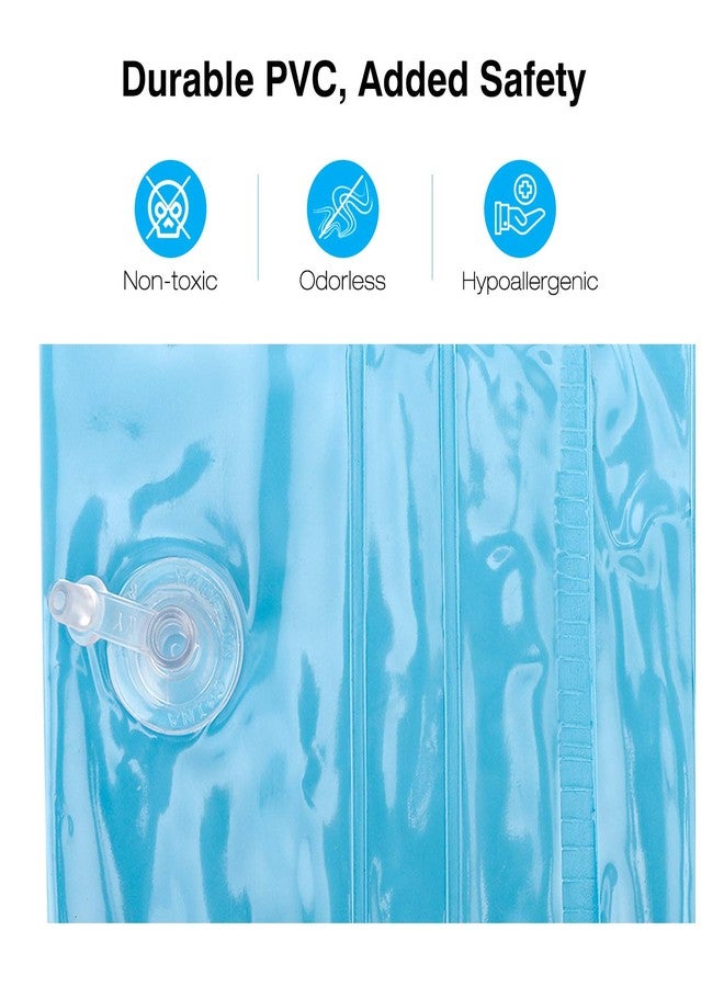 MoKo Swim Arm Bands for Kids, Toddlers Begin to Swim Inflatable Pool Floats Sleeves, Cute Cartoon Swimming Wings Armlets Rings Floaties Tubes, Water Sports Learning Swim Training Aids, Unicorn - Image 3