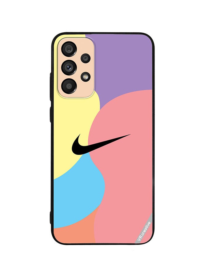 VR CREATIVE Protective Case Cover For Samsung Galaxy A53 5G Nike Logo Colourful Design Multicolour - Image 1