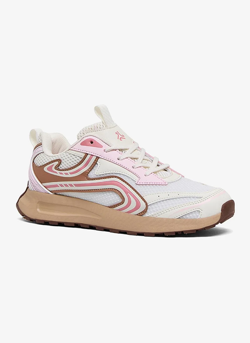 Women Chrono Nitrofly Cushion Lace-Up Sneakers-White