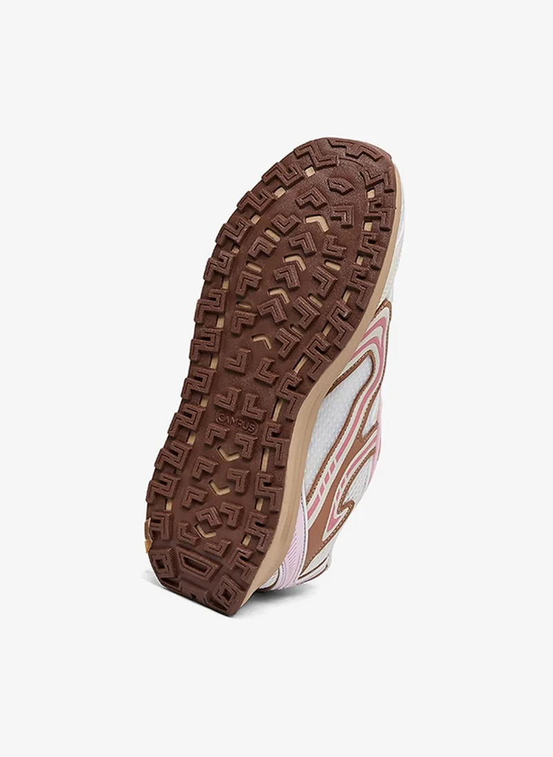 Campus CHRONO Women Chrono Nitrofly Cushion Lace-Up Sneakers-White for Women | Best Price UAE