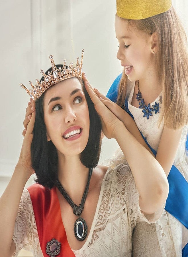 AOPRIE Crown for Women Gold Queen Crowns and Tiaras for Girls Hair Accessories for Birthday Wedding Prom Bridal Party Pageant Photography Costume Halloween Christmas Gifts… - Image 4
