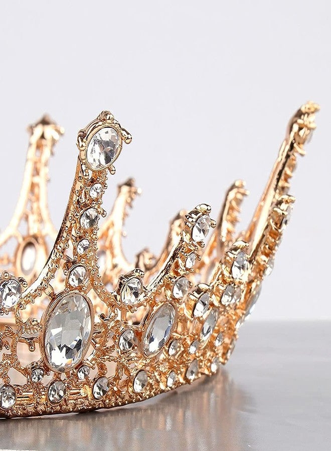 AOPRIE Crown for Women Gold Queen Crowns and Tiaras for Girls Hair Accessories for Birthday Wedding Prom Bridal Party Pageant Photography Costume Halloween Christmas Gifts… - Image 5