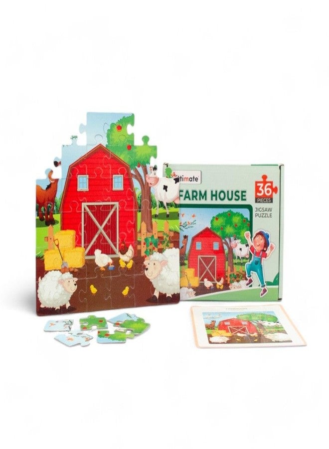 Mittimate Farm House Jigsaw Puzzle Game for Kids Age 4 to 6 Old I 36 Pieces Puzzle Toy I Birthday Gift for Children - Image 2