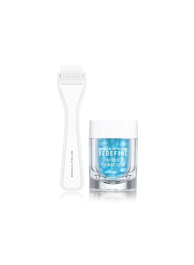 Rodan Fields REDEFINE AMP MD System Includes DermaRoller Hydrating Intensive Renewing Serum Skincare Set with Vitamin A Beauty Tools - Image 2