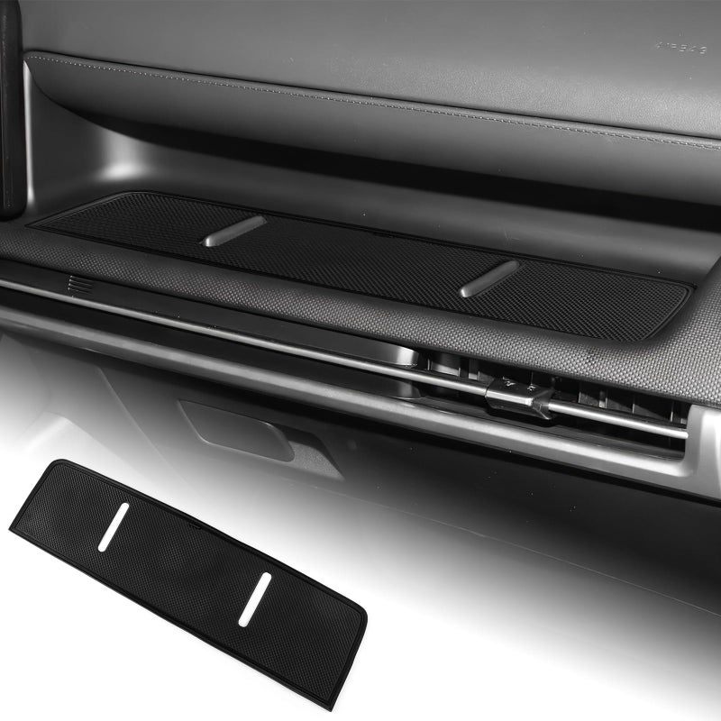 FDAIUN Dashboard Slot Mats for Hyundai Tucson 2025 Passenger Side Storage Pad AntiSlip Center Console Organizer Liner Interior Accessories Black - Image 3