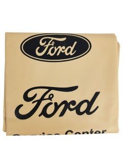 Ford 2 Pieces Universal Car Seat Dust Dirt Protection Cover Extra Protection For Your Seat, Car Seat Cover Beige  - Image 4