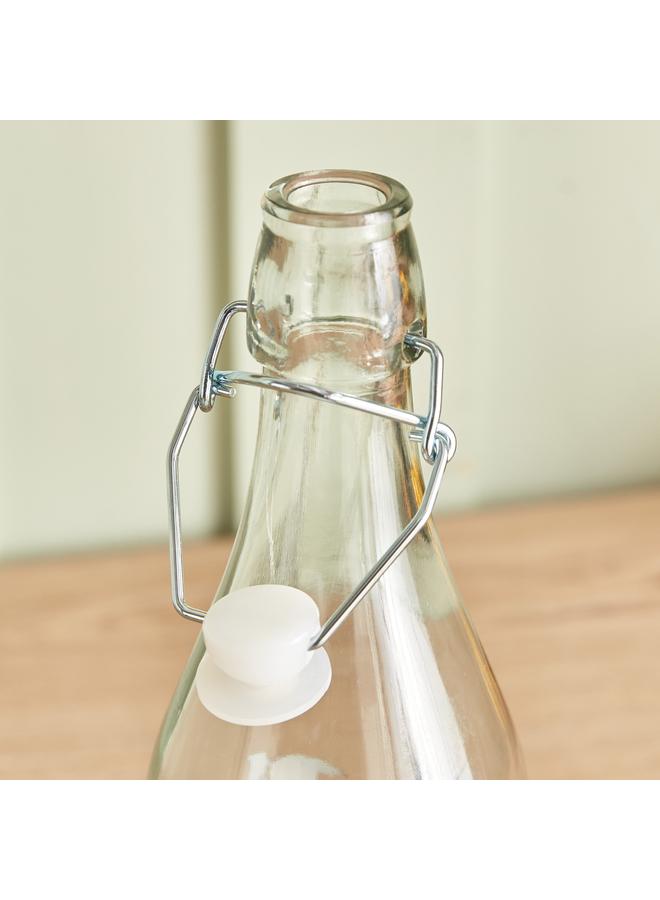 Home Box Harmony Glass Bottle with Lid - 1 L  - Image 2