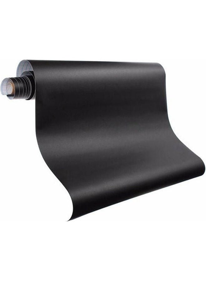 NIBEMINENT 45X200Cm Board Sticker Wall Paper Decor Removable Vinyl Chalkboard Black 45*200cm - Image 1