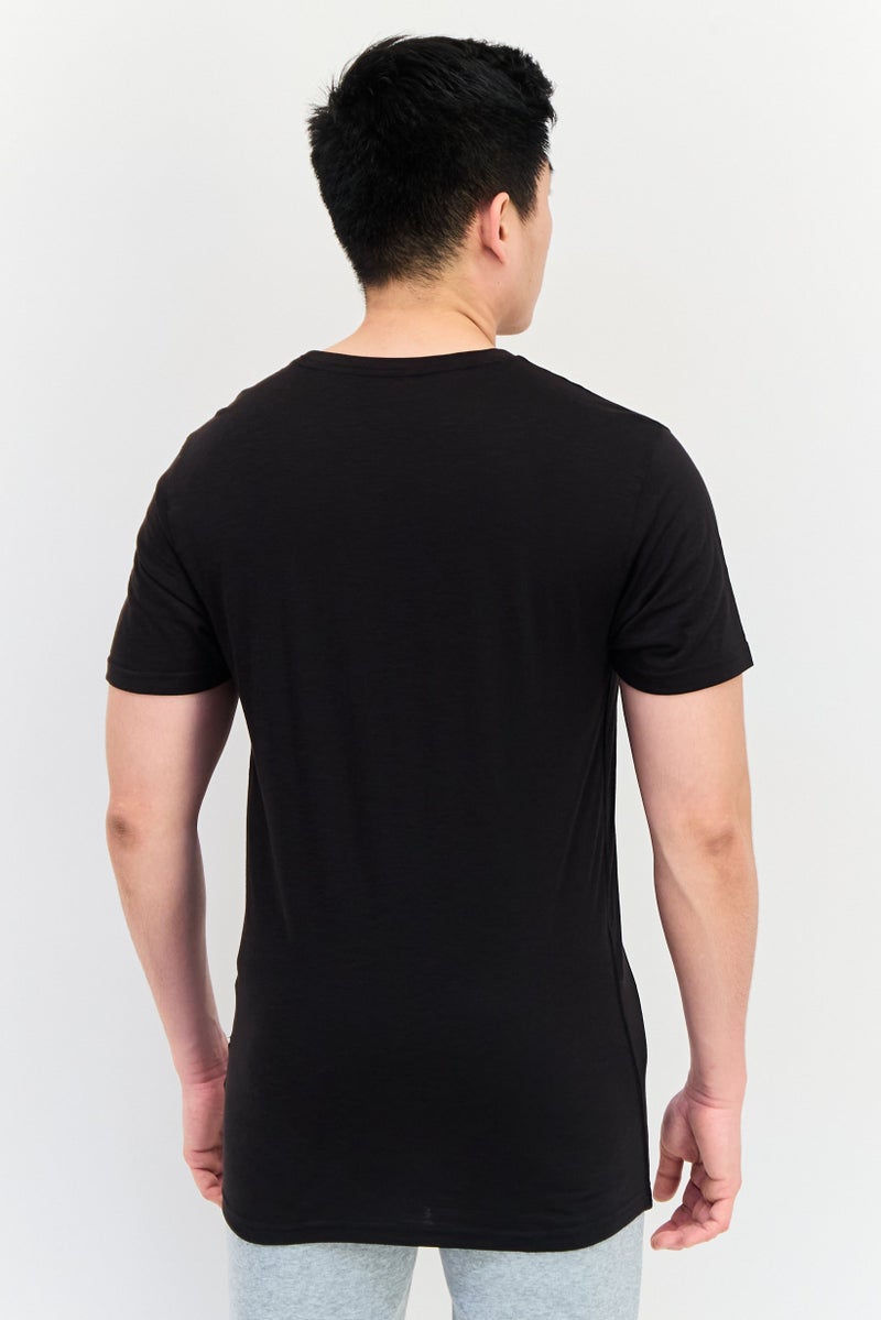 PUMA تي شيرت تدريب قصير الأكمام للرجال، رياضي، أسود - Image 3