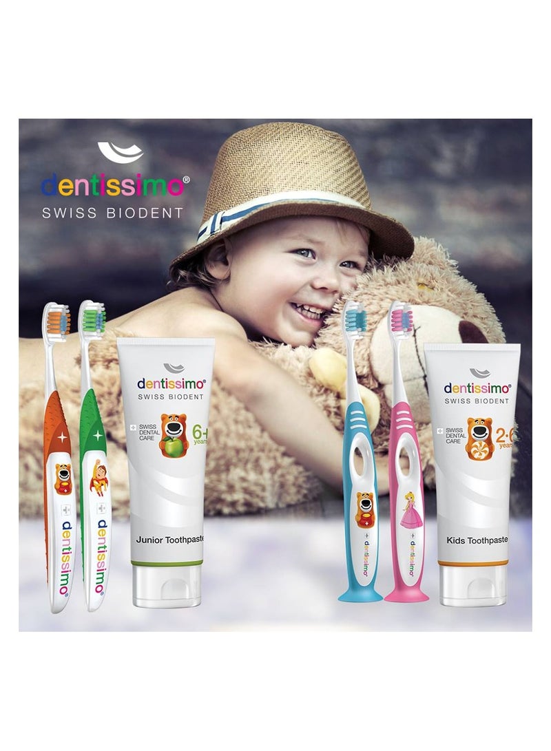 Dentissimo KIDS 2-6 with CARAMEL AROMA Toothpaste - Image 3