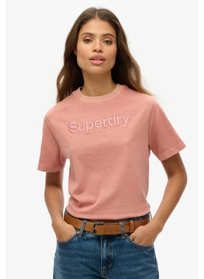 Emb Core Logo Boxy Loose Tee