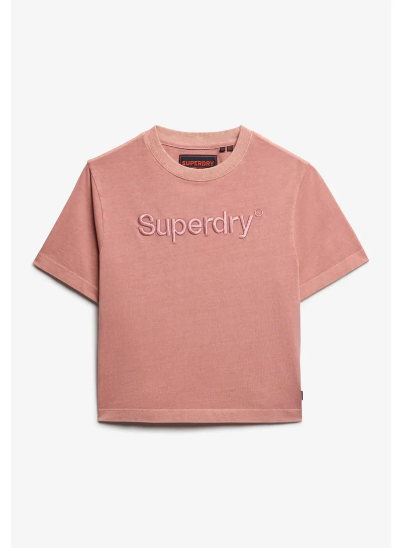 Superdry Emb Core Logo Boxy Loose Tee