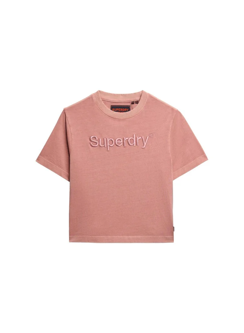 Superdry Emb Core Logo Boxy Loose Tee