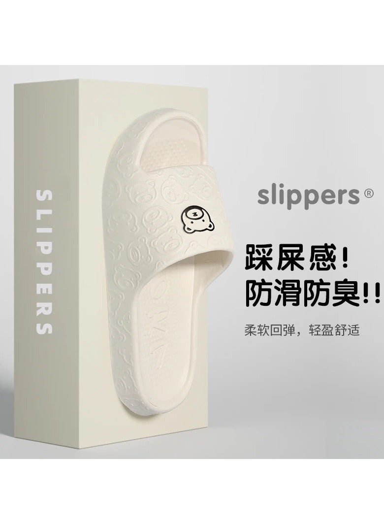 Soft Non-slip Slippers Female Outer Wear New Bathroom Bathroom Indoor Home Sandals Female Summer Eva  - Image 1