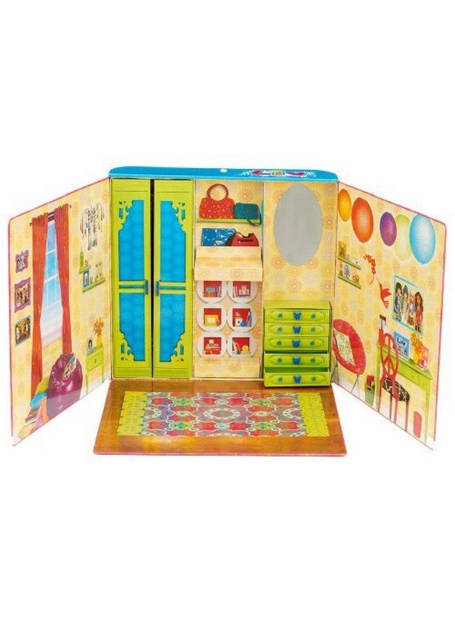 سبن ماستر حقيبة حمل لغرفة نوم دمية ليف فاشون 2:1