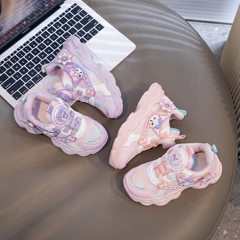 Children's Non-Slip Fleece-Lined Sneakers – Warm Autumn Shoes for Girls - Image 4