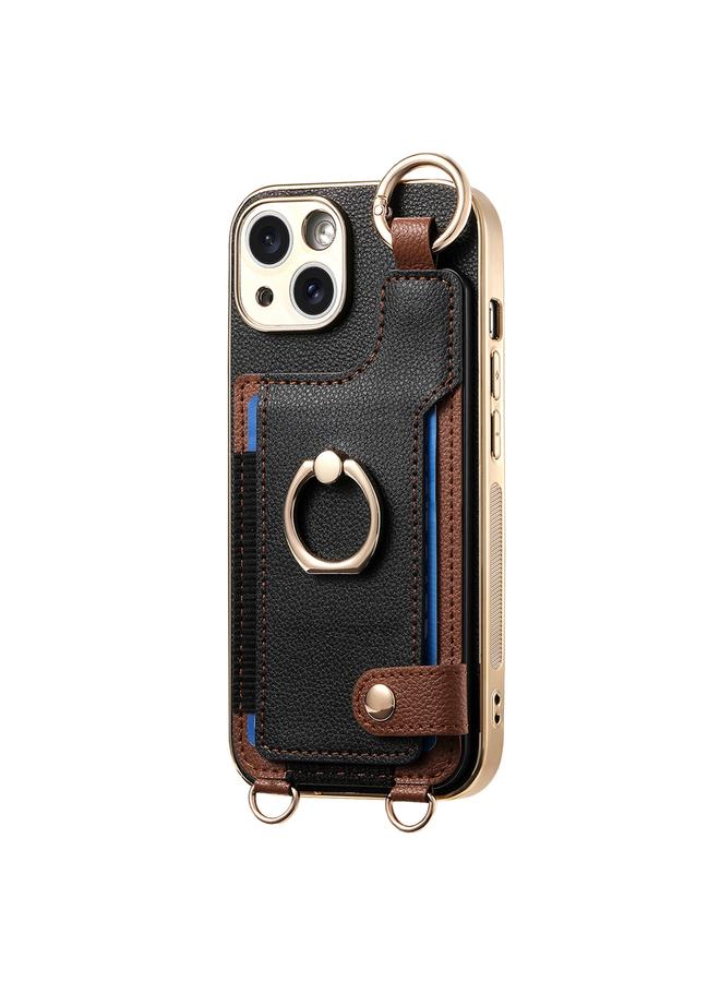 Zaboon Case For iPhone 11 Pro Max Fashion Ring Card Bag Phone Case with Hang Loop - Image 2