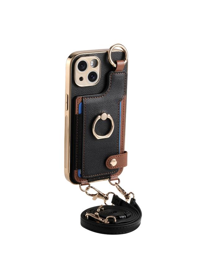 Zaboon Case For iPhone 11 Pro Max Fashion Ring Card Bag Phone Case with Hang Loop - Image 3