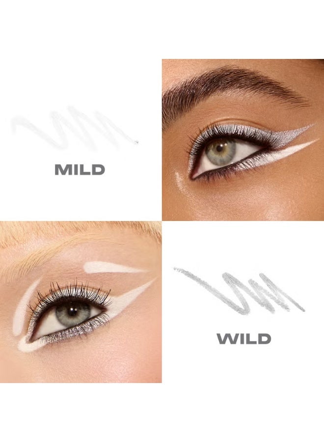 مورفي قلم جل مورفي ثنائي الأطراف - خفيف أو جامح (أبيض/فضي لامع) - Image 3