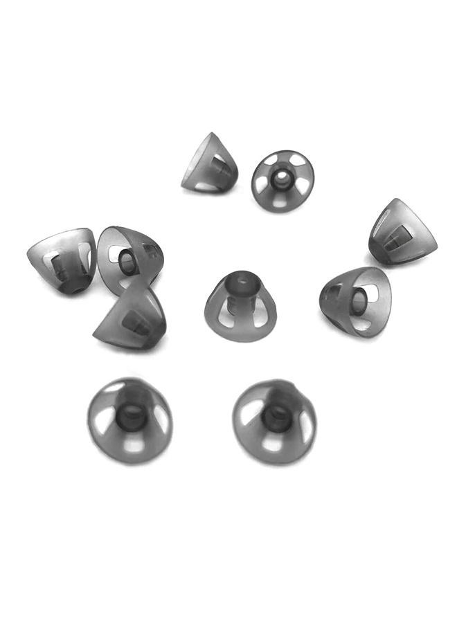 Anico Smokey Hearing Aid Open Domes Ear Tips for Resound Sure Fit Style RIC RITE and Most Brands Open Fit BTE Hearing Amplifier with Cleaning Tools Brush Cleaner and Carry Case (Smokey, Medium) - Image 2