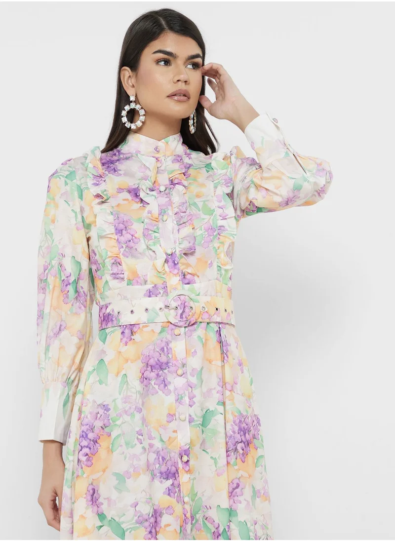 ELLA Floral Print Dress