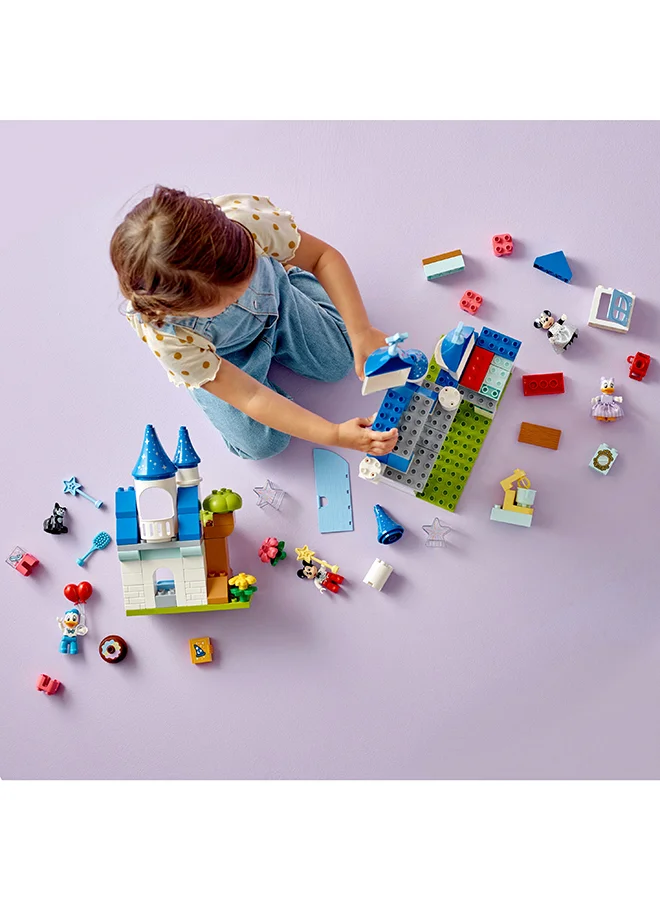 LEGO DUPLO ǀ Disney 3in1 Magical Castle 10998 Building Toy Set for Family Group Play; Toddlers Aged 3 and up Join Mickey and Friends for Imagination Play on a Magical Adventure (160 Pieces) LEGO
