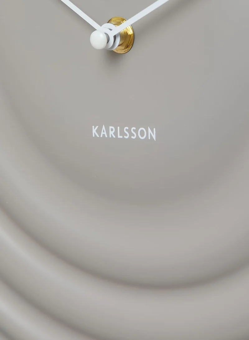 كارلسون ساعة جدارية رمادية