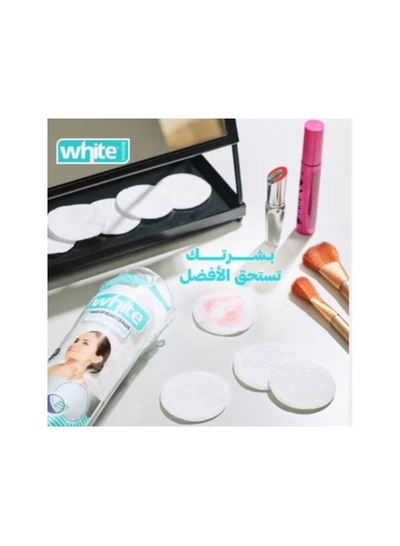 White Cotton Makeup Remover 80 Pieces - Image 5