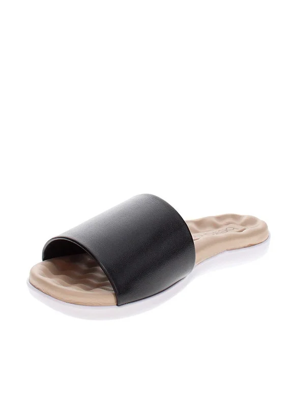 Beira Rio Beira Rio Ladies Flat Sandals Black | Made In Brazil