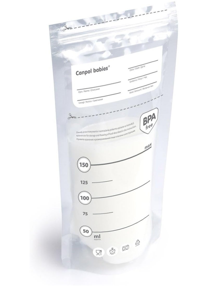 Canpol babies Sterile breast milk storage bags 150 ml - 070/001  - Image 3