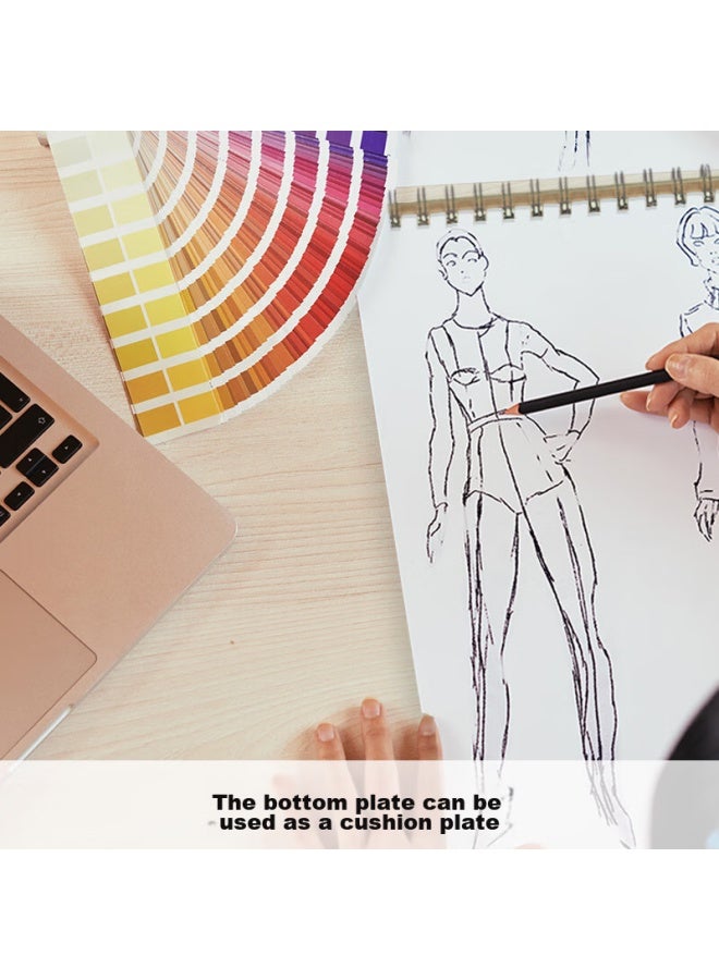 Tango A4 Sketch Book, Thickened 160G Leather Hard Cover, Professional Art Sketch Pad, Vertical Flip Art Student Hand-Drawn Special Book, Colored Pencil Student Beginner Tracing Drawing Book, 60 Sheets - Image 4