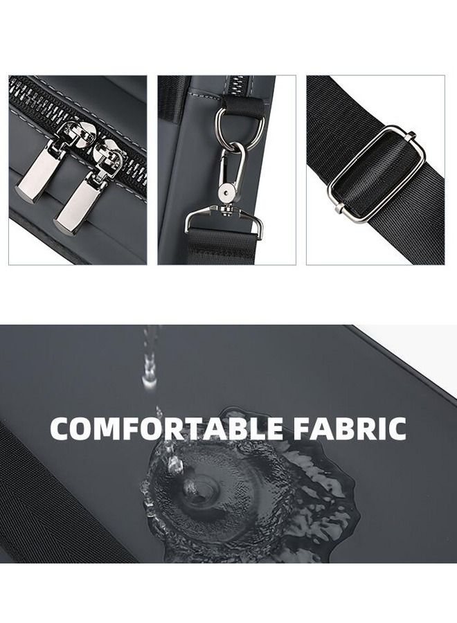 DUNISO 15.6 Inch Laptop Bag Lightweight Computer Bag Travel Business Handbag Briefcase Water Resistant Shoulder Messenger Bag for Men and Women Work Office College School - Image 5