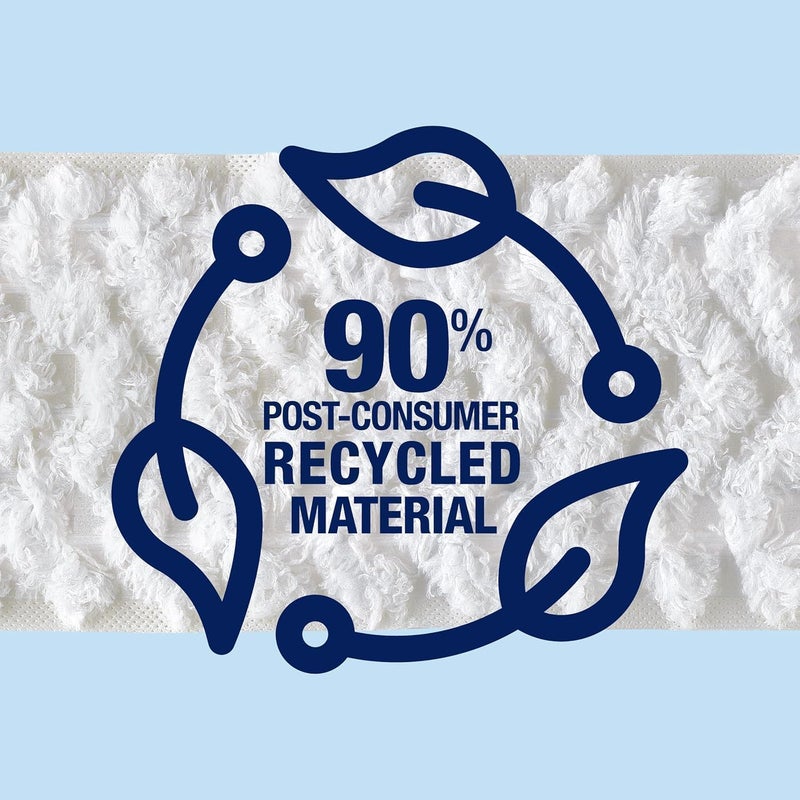 BONA Sweeping Pads for Multi-Surface Floors - 24 Refills - Heavy-Duty & Disposable XL Microfiber Pads Sweep Away Dust, Dirt, & Pet Hair - Image 2