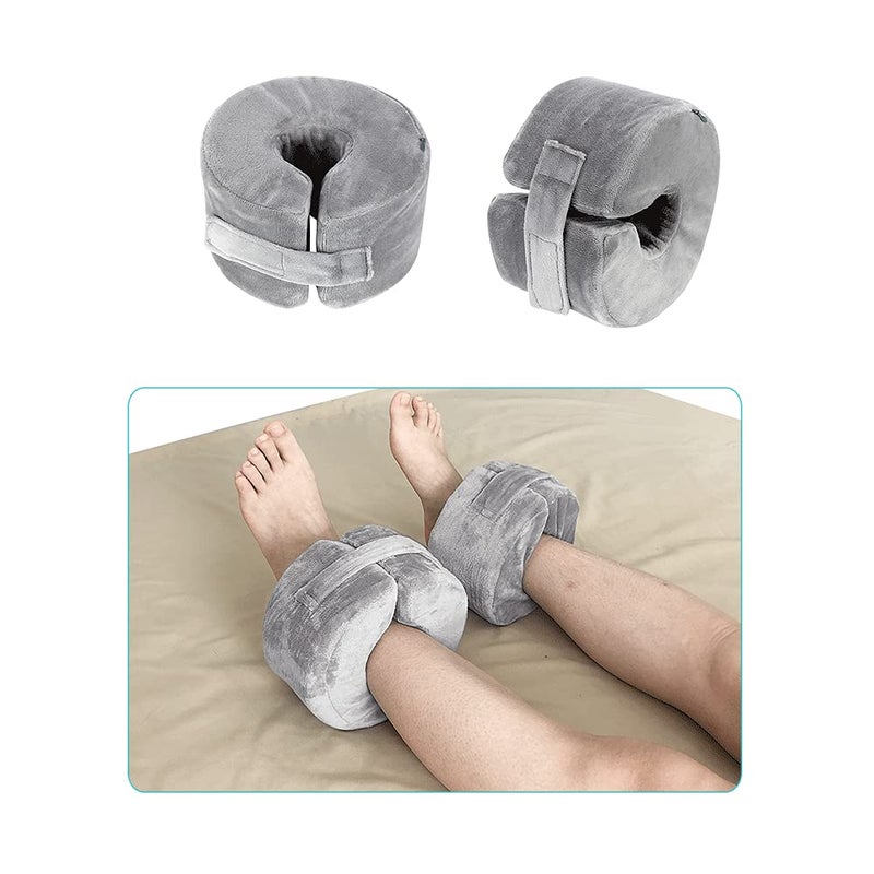 Foot Support Pillow Heel Protectors Foot Cushion for Pressure Sores Ulcer Ankle Protector Bed Sore Pads Cushion Foot Rest Pillow Supports Leg Sore Feet Ankle Pillow Foot Foam for Sleeping 1 Pair