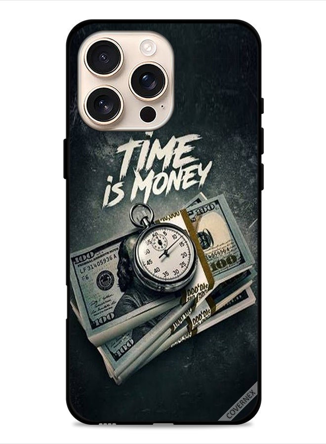 Covernex Apple iPhone 16 Pro Max Protective Case Cover Time Is Money - Image 1