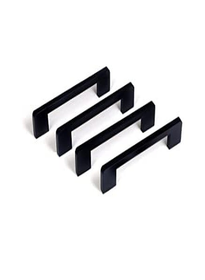 JWL Black Color Glossy Finish Cabinet Handles,6 Inch - Pack of 4 Pcs, - Image 1