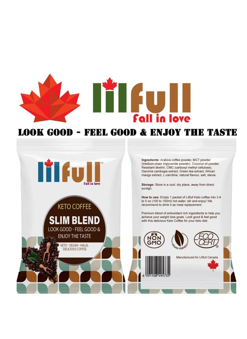 lilfull - Lilfull Keto Slimming Coffee Slim Blend 18g 10 Packets - Image 1
