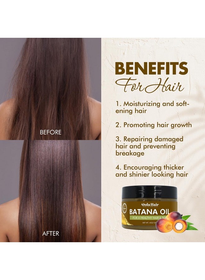 Dolahair Batana Oil for Hair Growth Organics 100% Natural Pure Batana Hair Oil Batana Oil Nourishes Damaged Hair raw Batana Butter Prevent Hair Loss Natural Hair Growth Oil and Conditioner  - Image 4