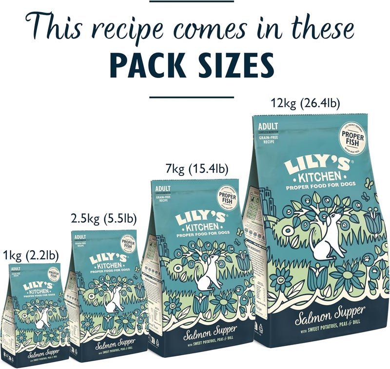 Lily's Kitchen Salmon Supper Adult Dry Dog Food - 7KG - Image 4