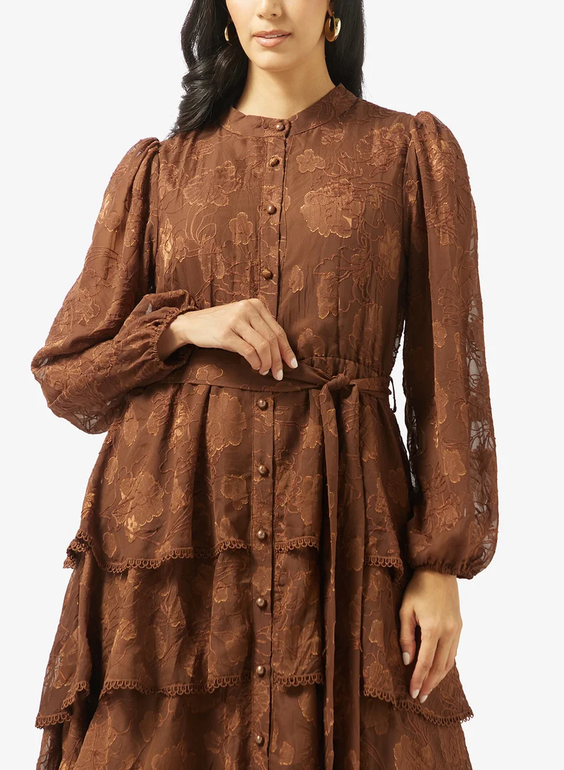 Khizana  Tiered A-libe Dress for Women | Best Price UAE