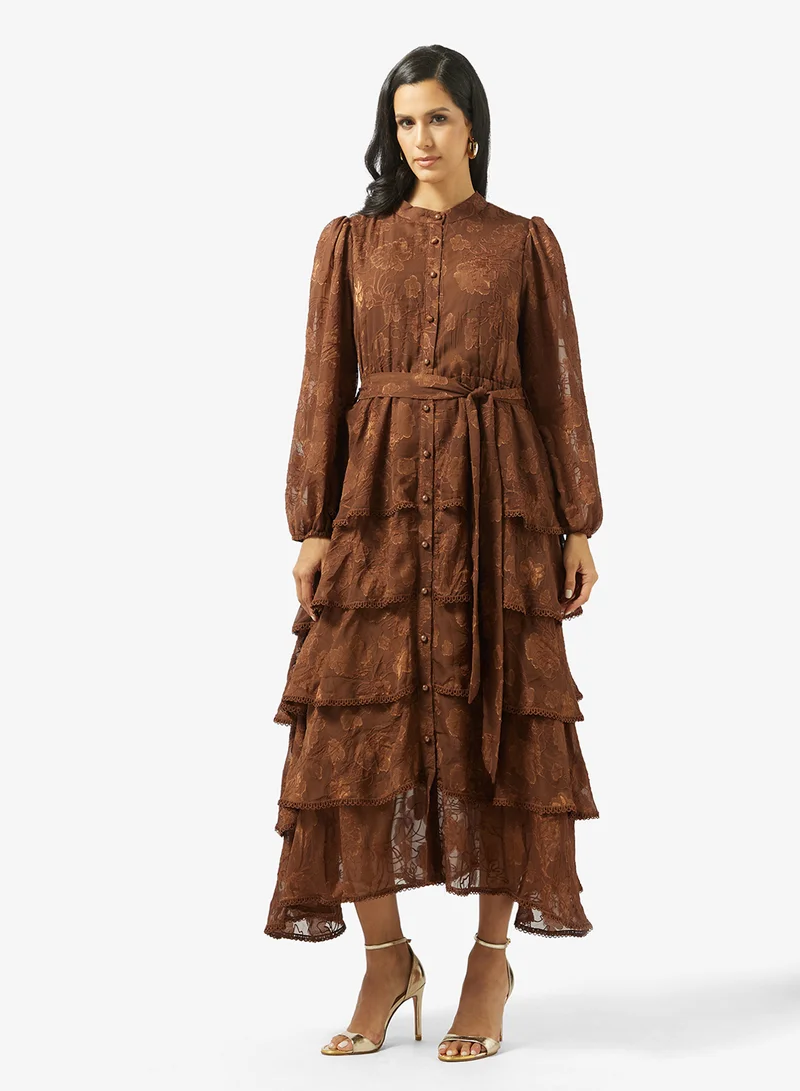 خزانة Tiered A-libe Dress