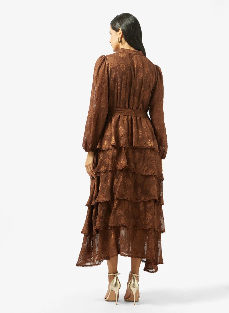 خزانة Tiered A-libe Dress