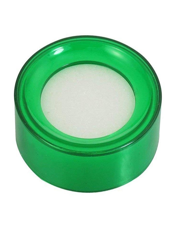 Xiaoyztan 8 Pcs Plastic Round Sponge Finger Wet Moistener for Desktop Counting Cash Money 2.7-Inch Diameter Green - Image 2