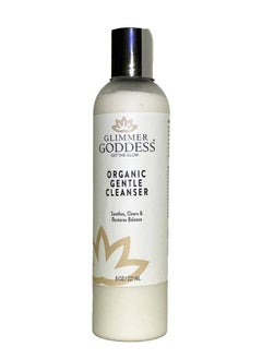 glimmer goddess GLIMMER GODDESS Organic Gentle Cleanser For Sensitive Skin with Sweet Almond Oil, 8 oz  - Image 1