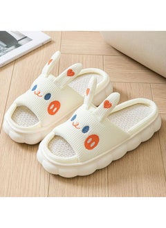 Yoroka Cartoon slippers Cute Animal Shape Slippers,Thick Sole Soft Indoor Outdoor Slippers for Women Bunny-8  - Image 2