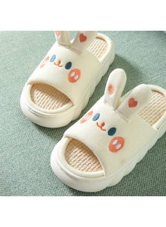 Yoroka Cartoon slippers Cute Animal Shape Slippers,Thick Sole Soft Indoor Outdoor Slippers for Women Bunny-8  - Image 3