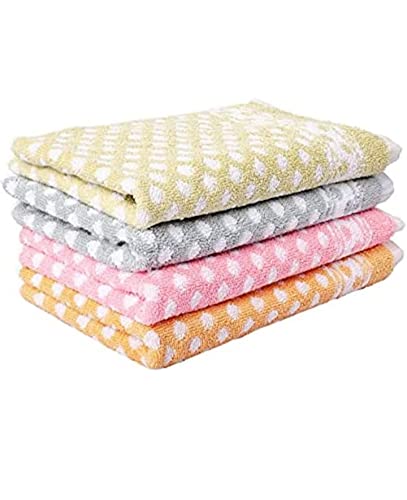 Laser Shield Laser Shield 4 Piece 100 Cotton Hand Towel Ultra Soft Super Absorbent Quick Dry 500 GSM Size 14 Inches X 21 Inches  - Image 1
