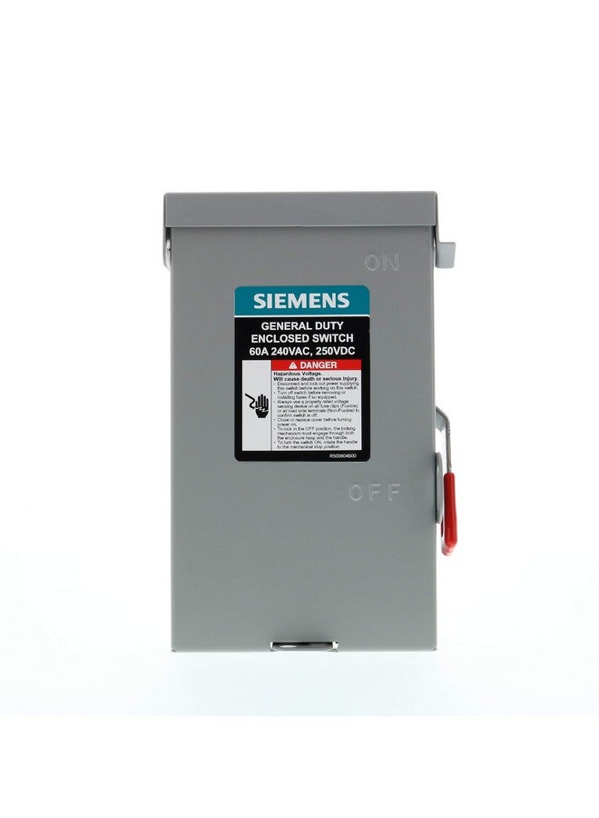 سيمنز مفتاح أمان عام للاستخدام الداخلي من SIEMENS 3P 60A 240V، غير قابل للانصهار - Image 2