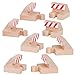 ORBRIUM 8 Piece Wooden Train Track End Bumper Buffer Stop Wooden Train Tracks Accessories Set Compatible with Thomas The Tank Engine Brio IKEA Melissa Doug Wooden Railways - Image 3